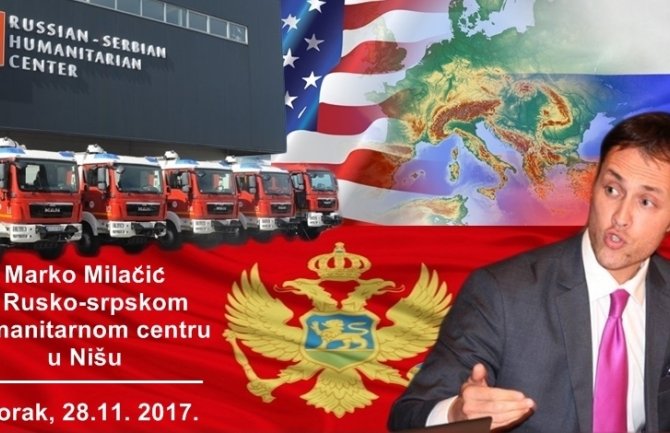 Milačić u posjeti Rusko-srpskom humanitarnom centru u Nišu