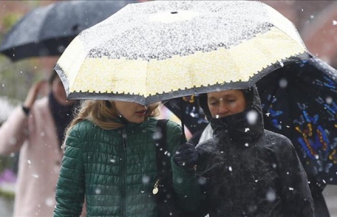 Kratkotrajna kiša, susnježica i snijeg