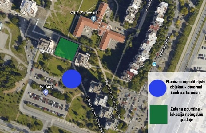 URA: Zaustavite divlju gradnju u Bloku V i zaštite javnu površinu