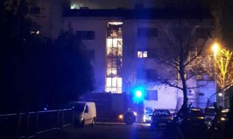 Podgorica: Požar u zgradi, zapalio se dimnjak