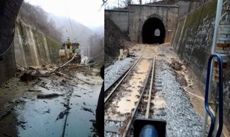 Nakon odrona kod Kolašina željeznički saobraćaj normalizovan