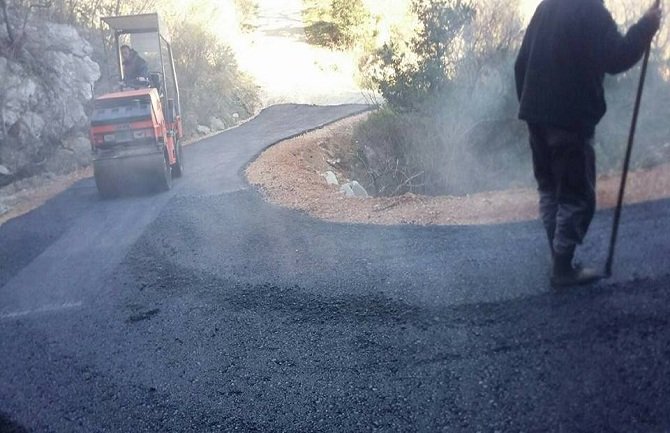 Završena dionica puta mlin Smatljika-Dumezići u naselju Zupci