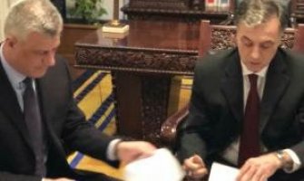 Vujanović i Tači  pozvali Skupštinu Kosova da ratifikuje Sporazum