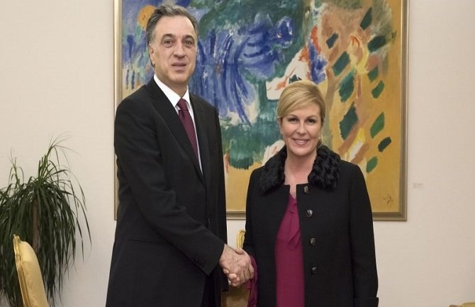 Vujanović se sastao sa hrvatskom koleginicom