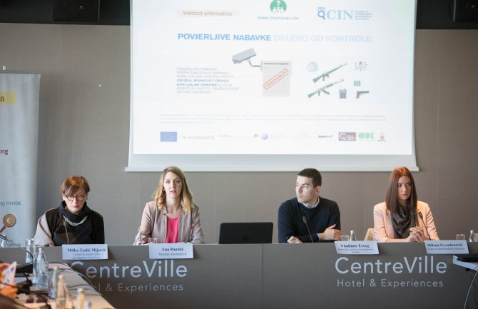 Nabavke za bezbjednost i odbranu urediti Zakonom o javnim nabavkama