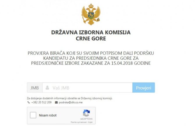 Ako građanin potpiše za više od jednog kandidata kazna do 2.000 eura