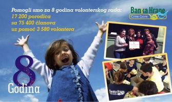 Banka hrane slavi osmi rođendan: Narodna kuhinja neophodna svakom gradu u Crnoj Gori