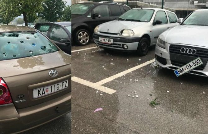 U Sloveniji padao grad veličine teniske loptice, nevrijeme i u Hrvatskoj (VIDEO)