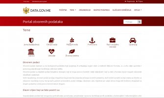 Počeo sa radom Portal otvorenih podataka, mjesto komunikacije institucija, građana i privrede