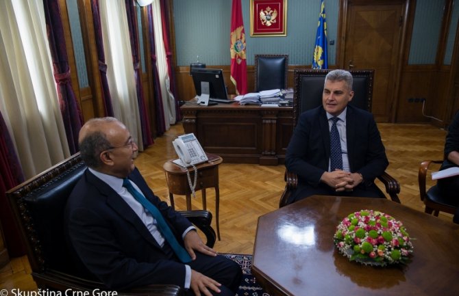 Brajović primio ambasadora Egipta u oproštajnu posjetu