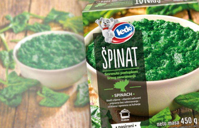 Ledo povlači mađarski spanać zbog bakterije