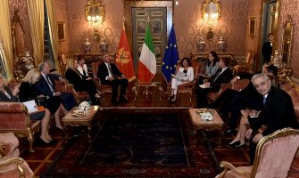 Đukanović : Želimo da sa Italijom dijelimo evropski sistem vrijednosti