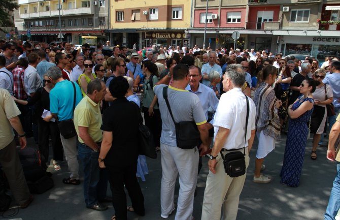 Protest advokata u Beogradu zbog ubistva Dragoslava Ognjanovića