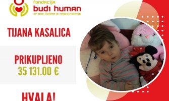 Humanost na djelu: Za Tijanu sakupljeno preko 35 hiljada eura