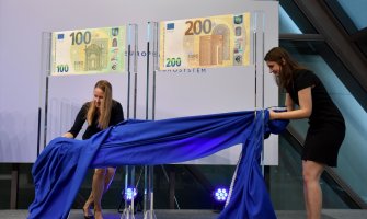 Predstavljene nove novčanice od 100 i 200 eura (FOTO)