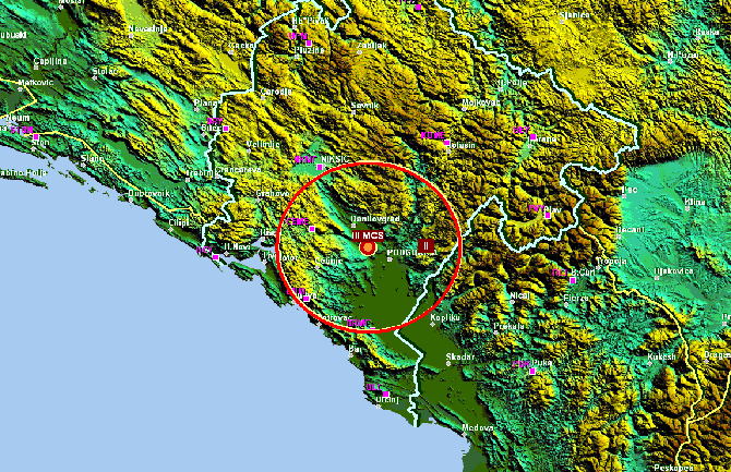 Slabiji zemljotres kod Novog Sela
