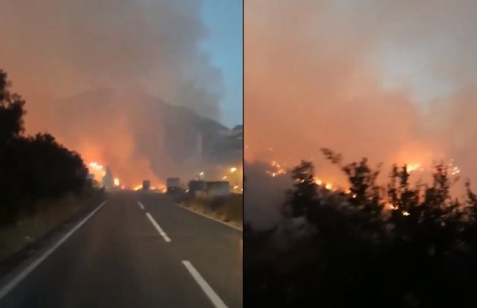 Podgorica: Aktivna dva veća požara, od početka nedelje izbilo čak 160! (VIDEO)