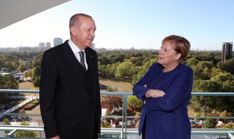 Erdogan i Merkel na radnom doručku u Berlinu