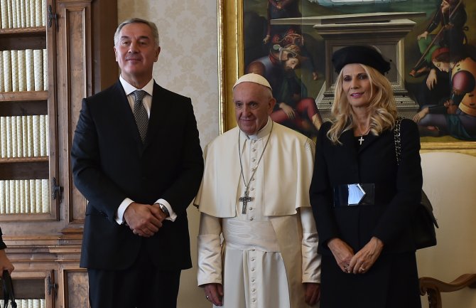 Đukanović se sastao sa Papom Franjom: Potvrda odličnih odnosa Svete Stolice i Crne Gore