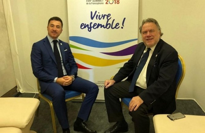 Bogdanović na marginama Samita Frankofonije o saradnji u oblasti kulture