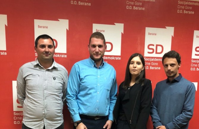 Vladimir Jošović ponovo izabran za predsjednika Mladih SD Berane