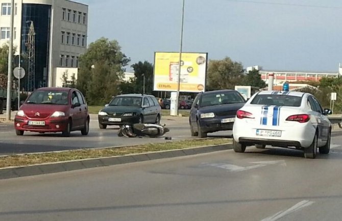 Bar: Motociklista povrijeđen u udesu