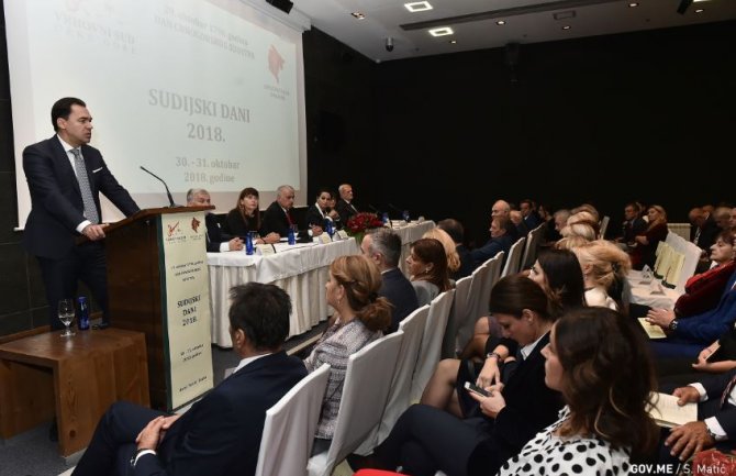 Pažin: Vidno unaprijeđeni svi aspekti crnogorskog pravosudnog sistema