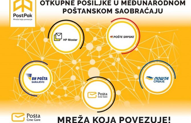 Nova usluga PostPak–pošiljka s otkupninom u međunarodnom saobraćaju