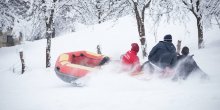 Rafting na snijegu u Mojkovcu: Ne u drvo, ne u drvo i UH (VIDEO)