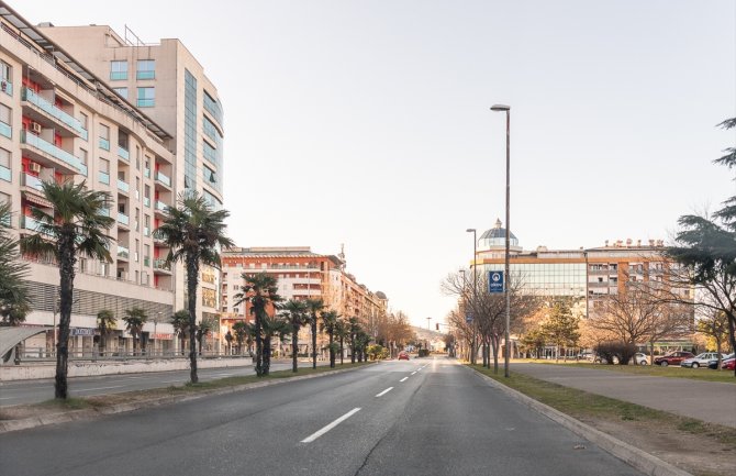 Ulice Podgorice prvog dana 2019. godine utonule u mir i tišinu