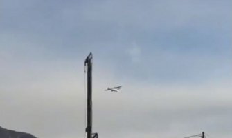 Tivat: Vjetar nosio avion, nije mogao da sleti(VIDEO)