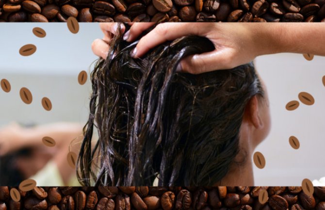 Kosu perite kafom da bi bila zdravija!