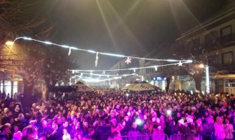 Berane: Pravoslavnu novu godinu proslavili uz muziku i vatromet