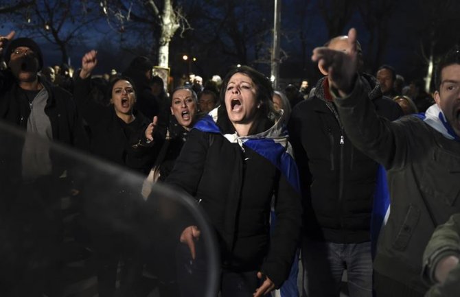 Protest u Solunu zbog ratifikacije sporazuma sa Makedonijom