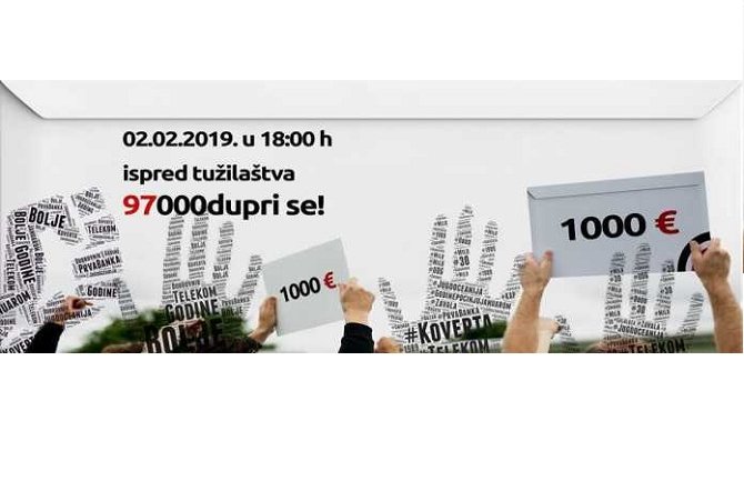 Protest sjutra ispred VDTa, građani da dođu bez bilo kakvih stranačkih i nacionalnih obilježja