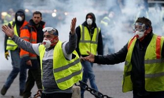 Tokom subotnjih protesta 