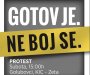 Protestni skup u subotu u KIC-u Zeta u 15 časova