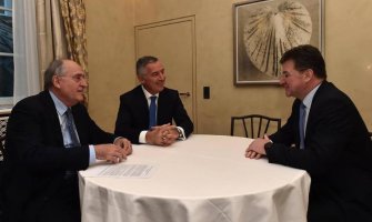 Đukanović sa Lajčakom i Plenkovićem: Visok nivo saradnje i međusobnog razumijevanja  u budućnosti