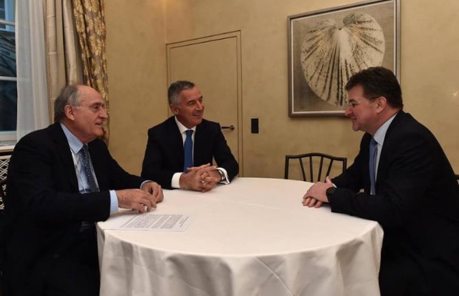 Đukanović sa Lajčakom i Plenkovićem: Visok nivo saradnje i međusobnog razumijevanja  u budućnosti