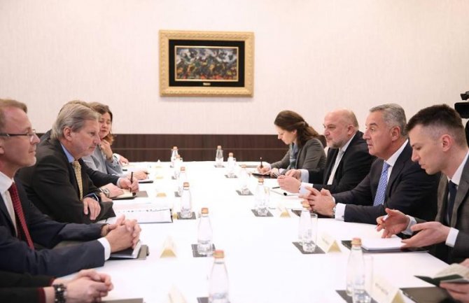 Đukanović-Han: CG ostaje riješena da ispuni sve zadatke kako bi postala dio evropskog sistema 