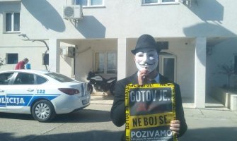 Aktivista Demokrata priveden u Danilovgradu, 