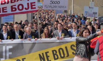 Protest u Pljevljima: Ustali smo jer želimo da u svojoj državi živimo normalno od svog rada 