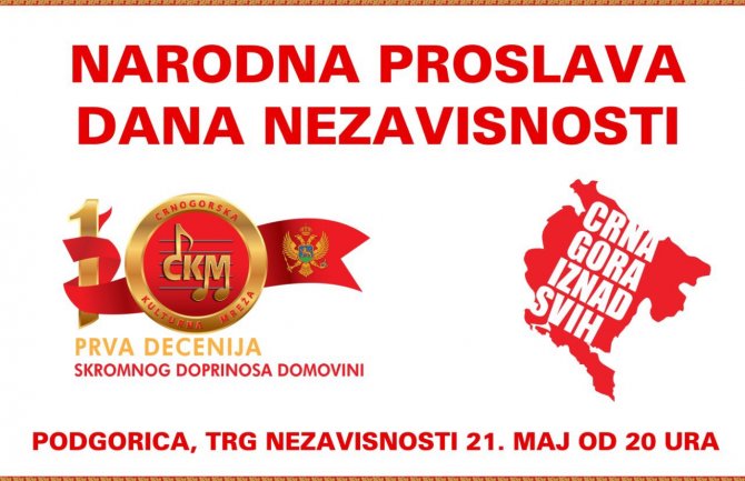 Proslava Dana nezavisnosti u Podgorici 