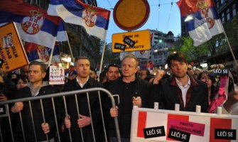 Sa protesta u Beogradu poručeno: Sledeće subote ćemo reći Vučiću da je gotov!