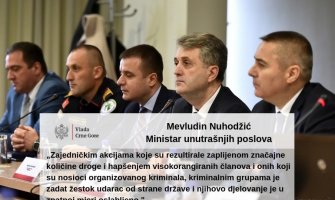 Nuhodžić: Kriminalnim grupama zadat žestok udarac od strane države