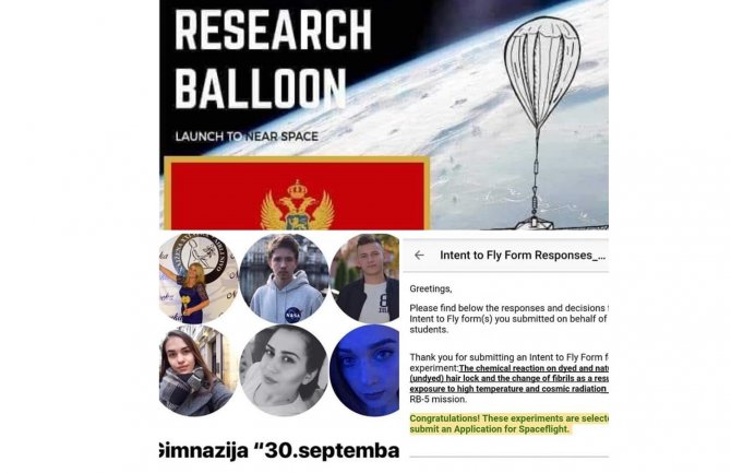 NASA prihvatila projekat iz CG: Kocku iz Rožaja poslaće u svemir