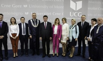 Počasni doktorat Lajčaku: Crna Gora danas u svijetu poznata kao uspješna zemlja