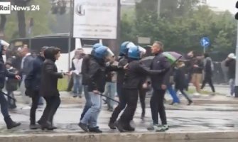 Mihajlovića policija spriječila da se obračuna sa navijačem Lacija (VIDEO)