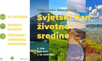 Crna Gora obilježava Svjetski dan životne sredine: U 20 opština akcije čišćenja i sađenja