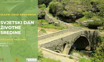 U Podgorici akcija čišćenja Skalina povodom obilježavanja Svjetskog dana životne sredine